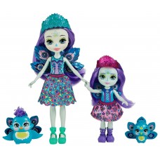 Кукла Enchantimals Paunii Patter si Surioara (HCF83)