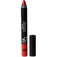 Ruj-creion de buze Golden Rose Matte Lipstick Crayon 09