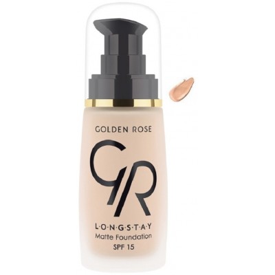 Тональный крем для лица Golden Rose Longstay Matte Foundation 01