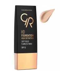 Тональный крем для лица Golden Rose HD Foundation 102