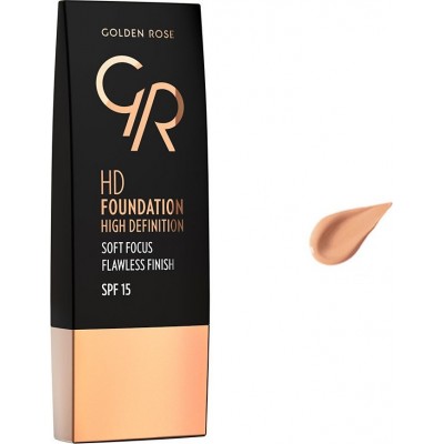 Fond de ten pentru față Golden Rose HD Foundation 104