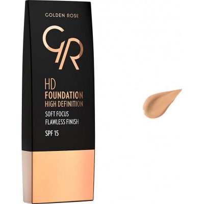 Fond de ten pentru față Golden Rose HD Foundation 111