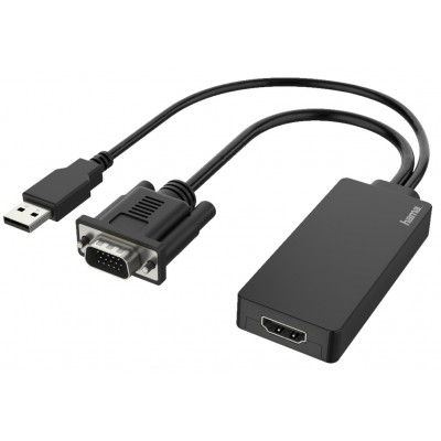 Переходник Hama VGA+USB Plug to HDMI (200342)