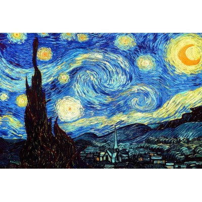 Puzzle Educa 1000 The Starry Night Vincent Van Gogh (19263)