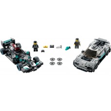 Конструктор Lego Speed Champions: Mercedes-AMG F1 W12 E Performance & Mercedes-AMG Project One (76909)