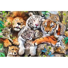 Puzzle Trefl 501 Wild Cats in the Jungle (20152)