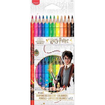 Creioane colorate Maped Harry Potter 12pcs