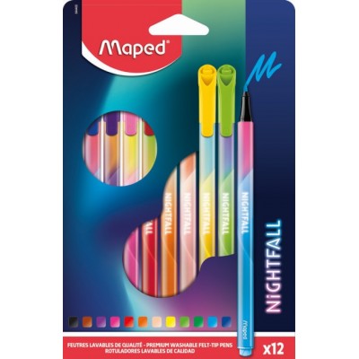 Pix liner Maped Nightfall 12pcs.