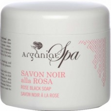 Черное мыло для душа Arganiae Spa Rose 500ml (AS223)