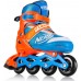 Роликовые коньки Spokey Strive Blue/Orange 33-37 (927236)