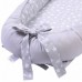 Babynest Veres Medium Smiling Animals Grey (450.19)