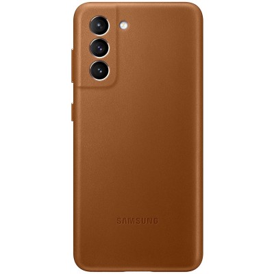 Husa de protecție Samsung Leather Cover Galaxy S21 Brown