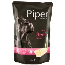 Hrană umedă pentru câini Dolina Noteci Piper Beef Tripes 10x500g