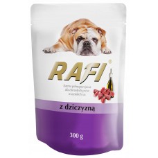 Hrană umedă pentru câini Dolina Noteci Rafi Venison 10x300g