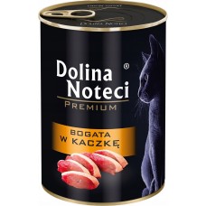 Hrană umedă pentru pisici Dolina Noteci Premium Duck 12x400g