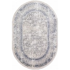 Covor Made in Turkey Sila Lux Blue/Beige (5530C_Z8485) 2.00x2.90m Oval