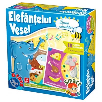 Joc educativ de masa D-Toys Lumea Animalelor (71910)