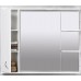 Шкаф с зеркалом Bayro Allure 1000x750 L White (104838)