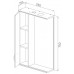 Dulap cu oglindă Bayro Allure 550x750 L White (104832)