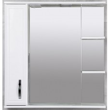 Dulap cu oglindă Bayro Allure 800x750 L White (104836)