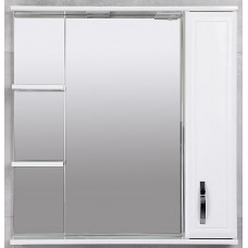 Dulap cu oglindă Bayro Allure 800x750 R White (104837)