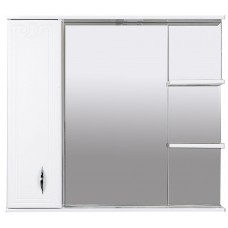 Dulap cu oglindă Bayro Deco One 860x750 L White (105025)