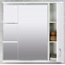 Dulap cu oglindă Bayro Deco One 860x750 R White (105026)