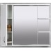 Шкаф с зеркалом Bayro Deco One 970x750 L White (105027)