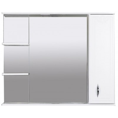 Dulap cu oglindă Bayro Deco One 970x750 R White (105028)