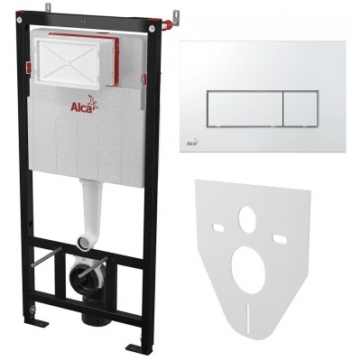 Инсталляция для подвесного унитаза Alcaplast Sadromodul Set (AM101/1120+M91+M571) (108760)