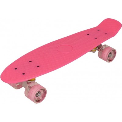 Skateboard Enero Pink Led 22