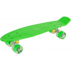 Skateboard Enero Green Led 22