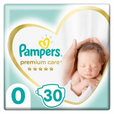 Подгузники Pampers Premium Care New Baby 0/30pcs