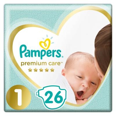 Подгузники Pampers Premium Care New Born 1/26pcs