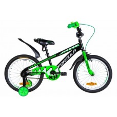 Bicicletă copii Formula Wild 18 Black/Green/White