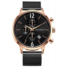 Наручные часы Megir MF0185G Black/Gold