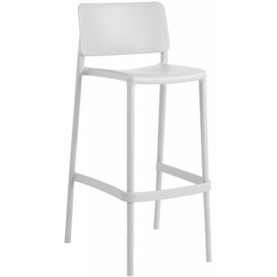 Scaun de bar Papatya Joy-S Bar 75cm White