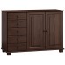 Комод Poland №38 85x118x42cm Walnut