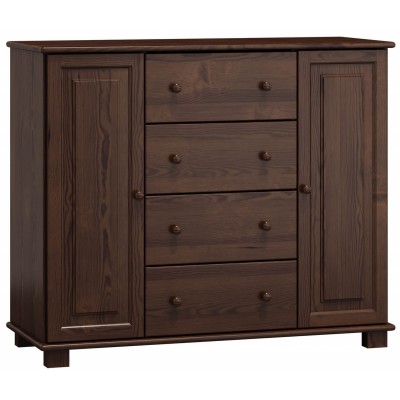Комод Poland №40 100x118x47cm Walnut