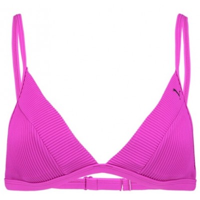 Лиф Puma Swim Women Ribbed Triangle Top 1P Purple Combo L