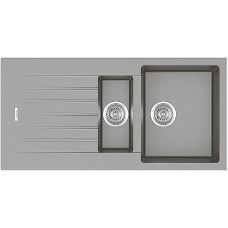 Chiuvetă de bucătărie Fabiano Classic 100x50x15 Grey Metallic