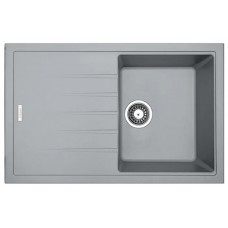 Chiuvetă de bucătărie Fabiano Classic 78x50 Grey Metallic