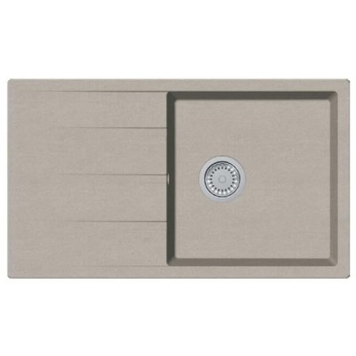 Chiuvetă de bucătărie Fabiano Classic 86x50 XL Beige