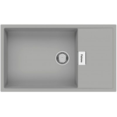 Chiuvetă de bucătărie Fabiano Cubix 86x50 XL Grey Metallic