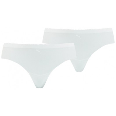 Женские трусы Puma Women Seamless String 2P Pack White S