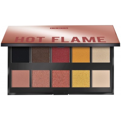 Тени для век Pupa Make Up Stories Palette 002 Hot Flame