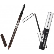 Набор декоративной косметики Pupa True Eyebrow Pencil 003 & Eyebrow Fixing Gel