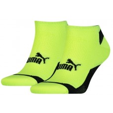 Мужские носки Puma Unisex Performance Run Sneaker 2P Neon Yellow 35-38