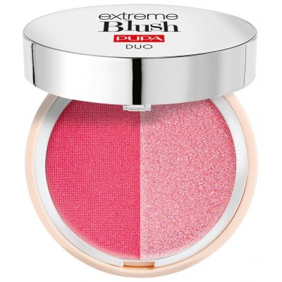 Румяна для лица Pupa Extreme Blush Duo 140 Radiant Flamingo/Glow Creamy