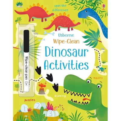 Книга Wipe-clean dinosaur activities (9781474919012)